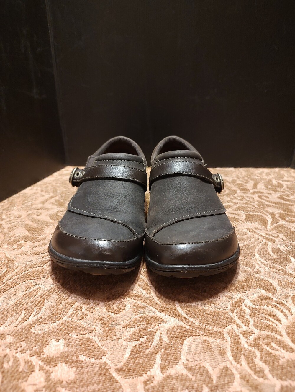 🍂🤎🍂 Fabulous Dassie Chocolate Brown Genuine Leather Buckle Loafers - 7.5M - Picture 4 of 15